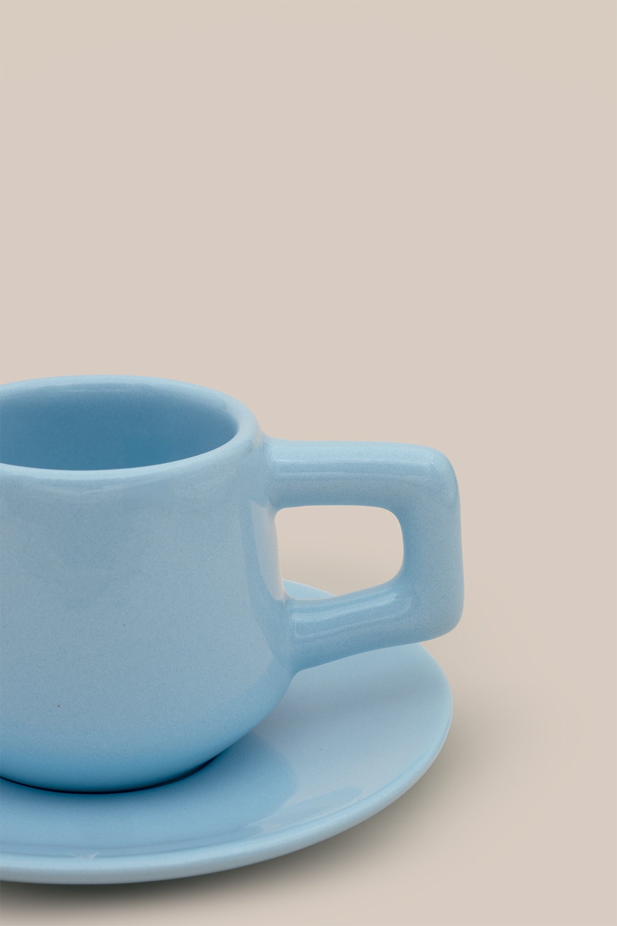 Stoneware Espresso / Türk Kahvesi Fincanı Mavi