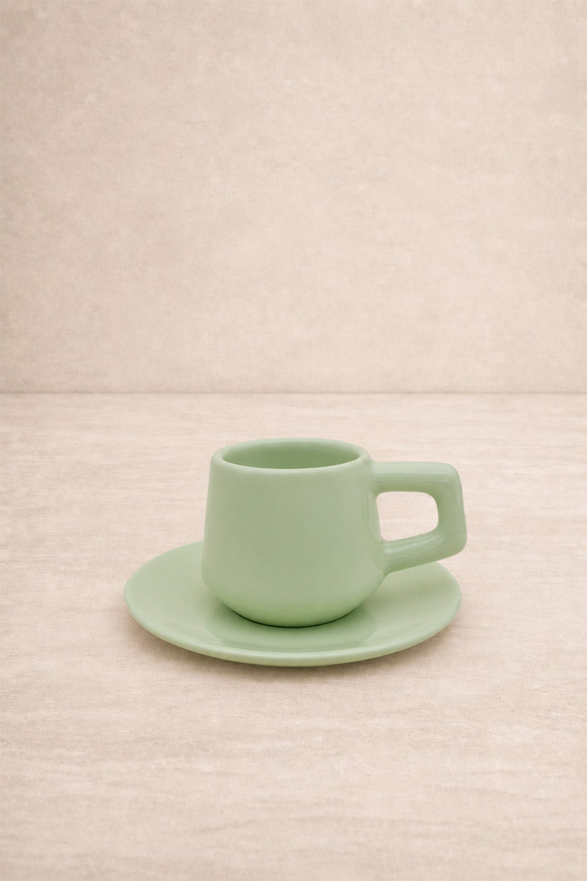 Stoneware Espresso / Türk Kahvesi Fincanı Yeşil