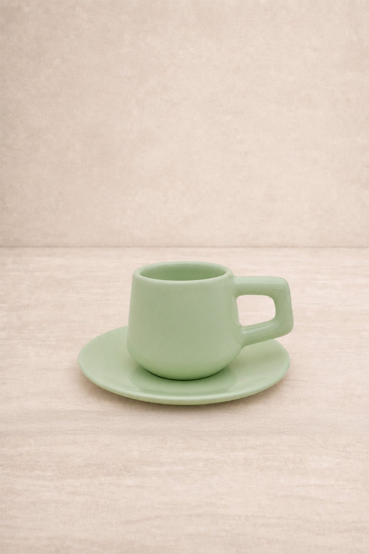 Stoneware Espresso / Türk Kahvesi Fincanı Yeşil