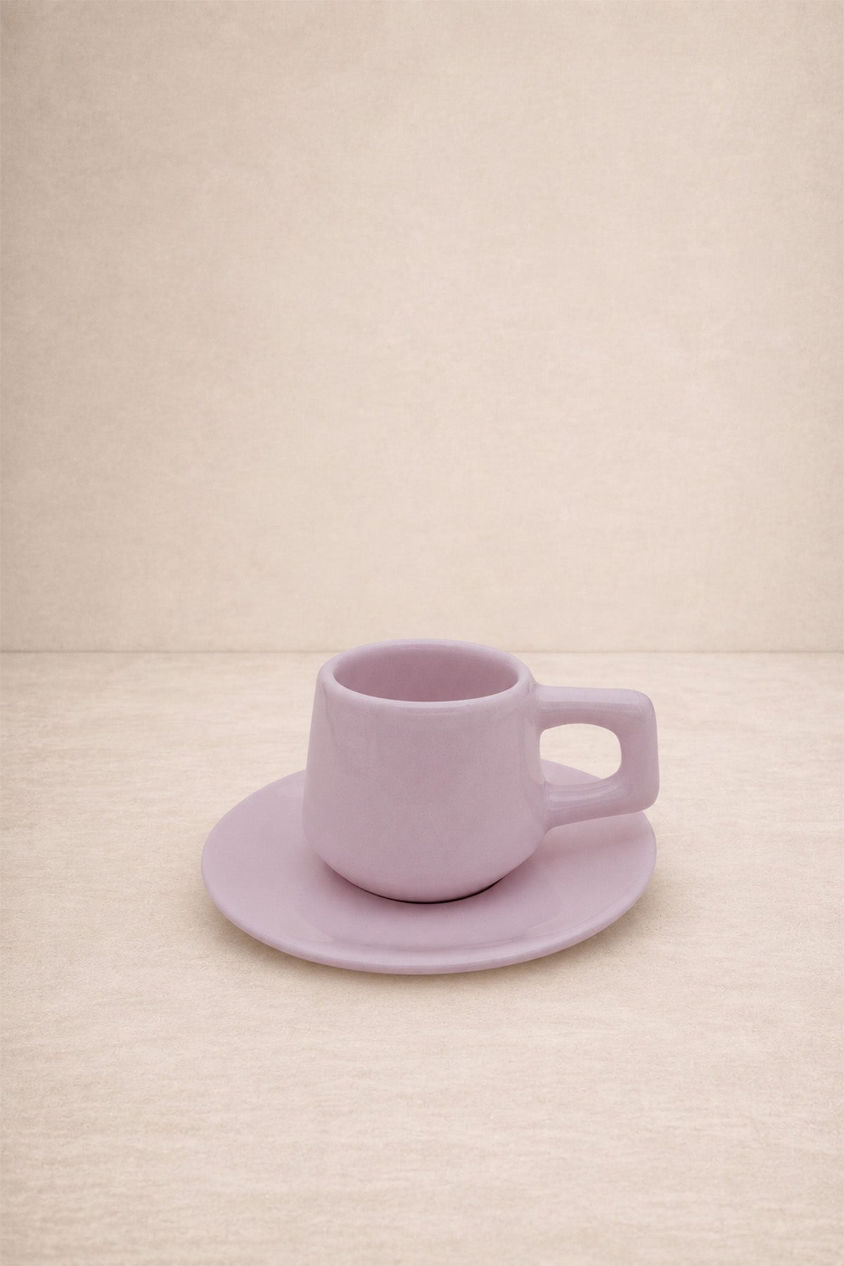 Stoneware Espresso / Türk Kahvesi Fincanı Pembe
