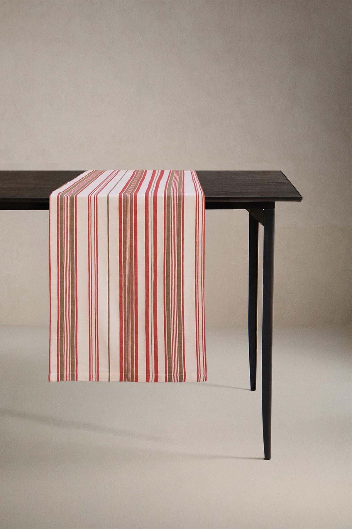 Çizgili Pamuk Runner