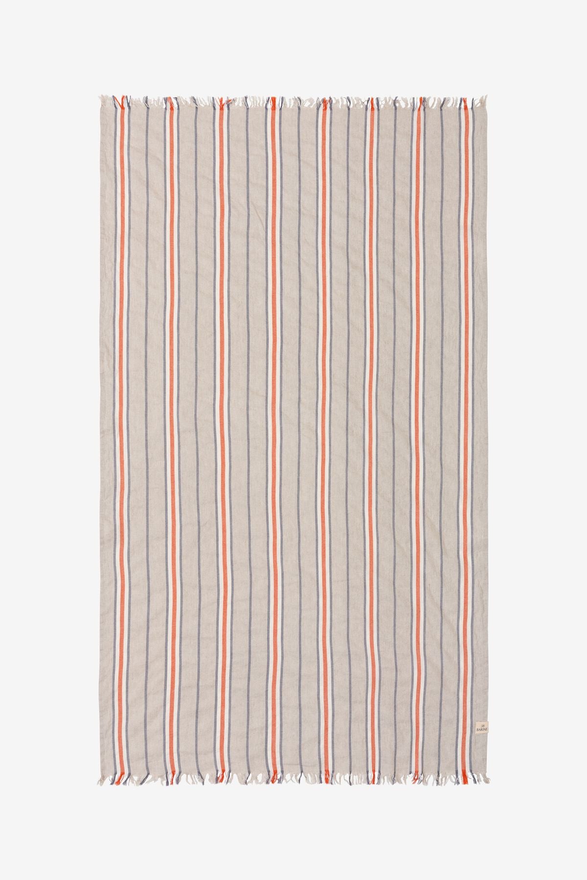 Striped Linen Keten Peştamal Spice