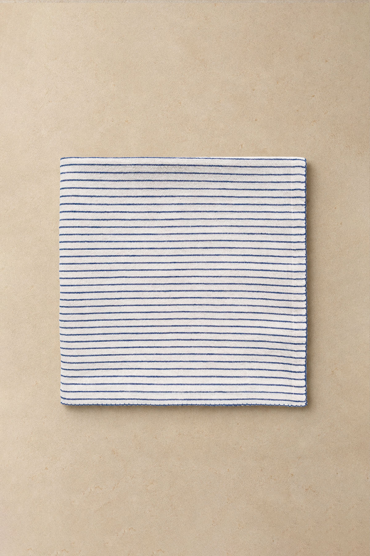 Striped Decorative Topstitched Napkin Set of 2