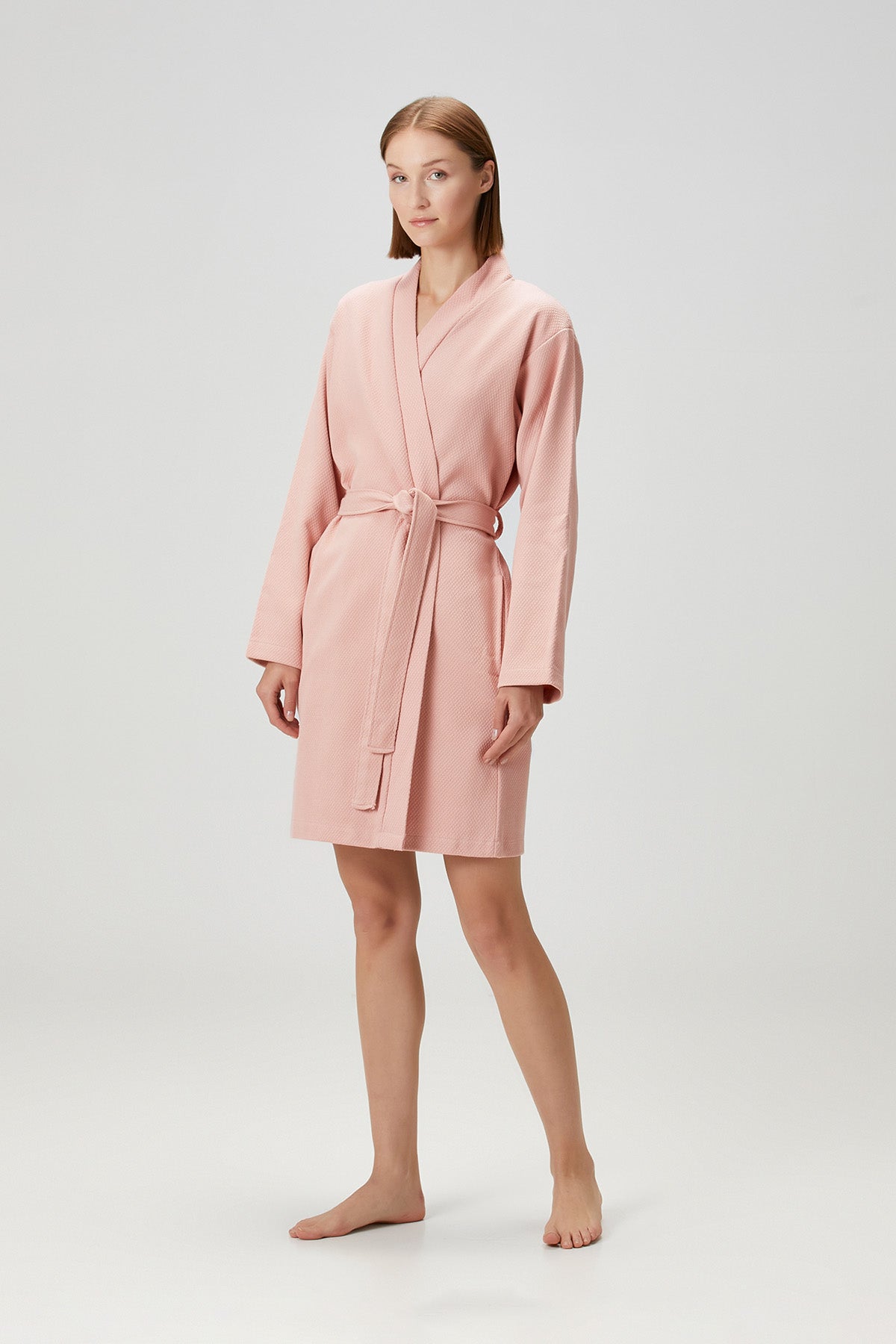 Dokulu SPA Bornozu Pembe
