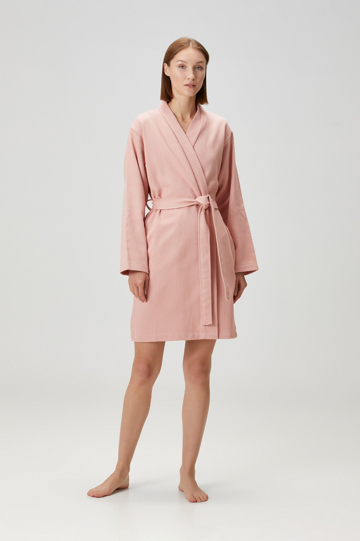 Dokulu SPA Bornozu Pembe