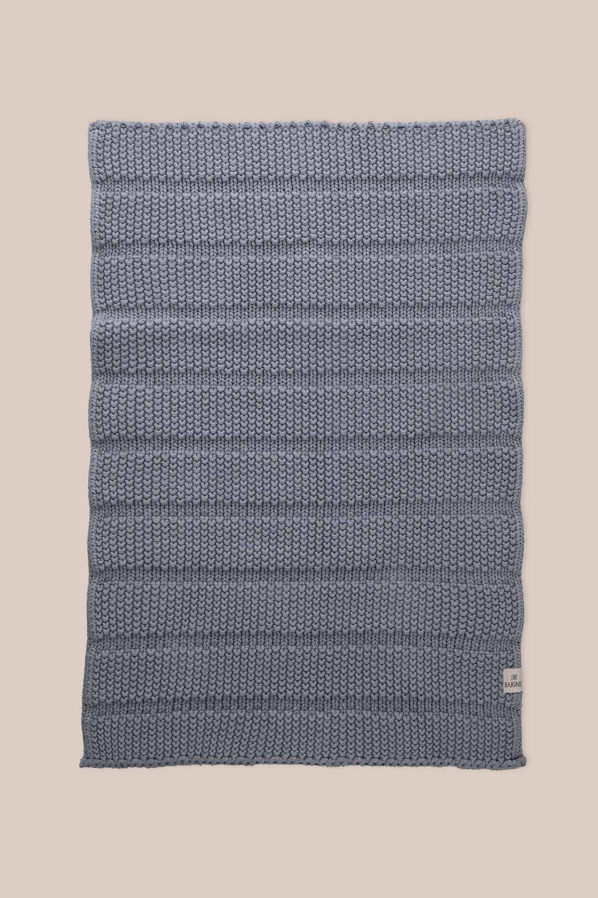 Tide Triko Örgü Banyo Paspası Gri