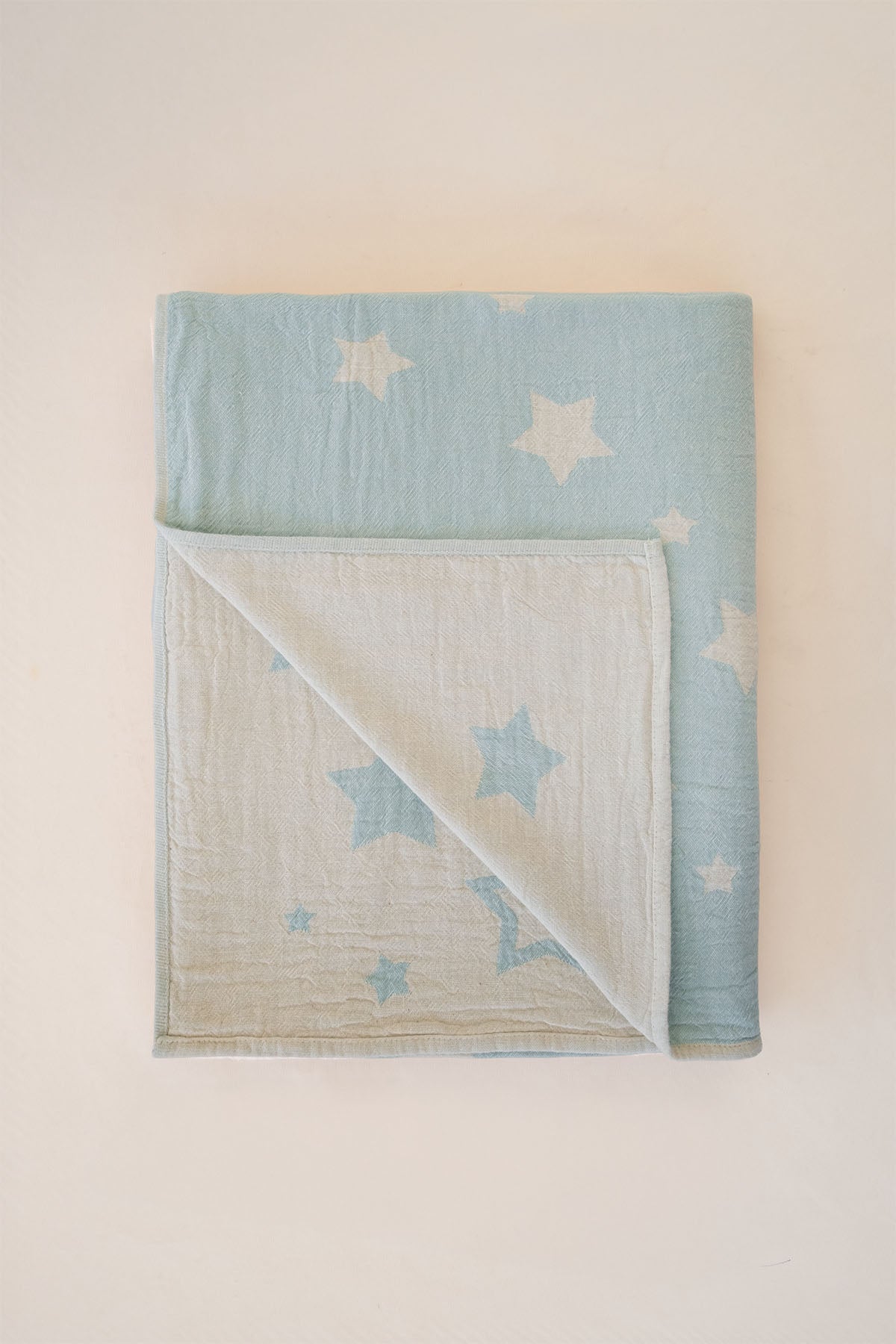 Twinkle Star Jakarlı Çocuk ve Bebek Battaniyesi Mint