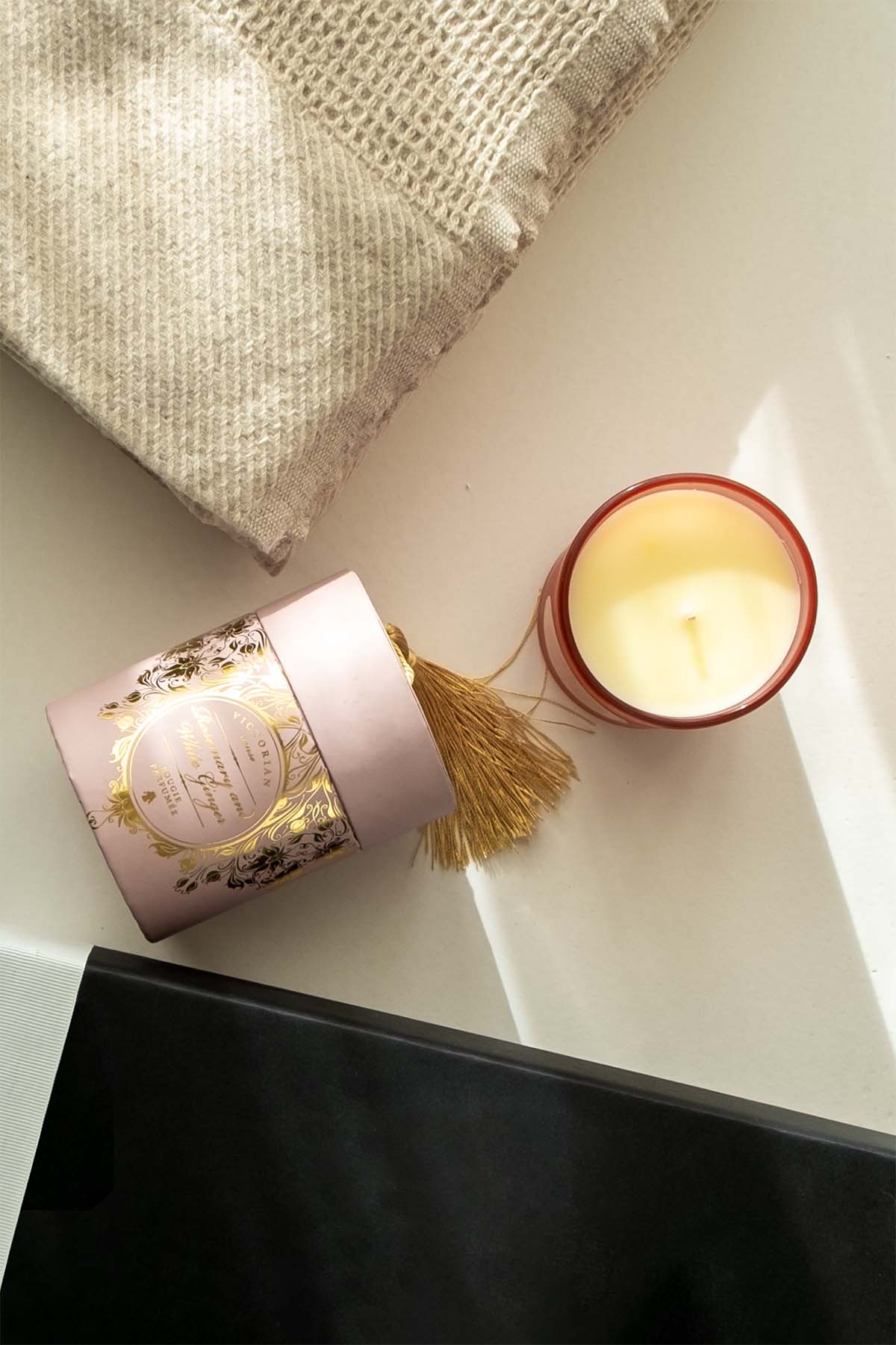 White Ginger Scented Candle