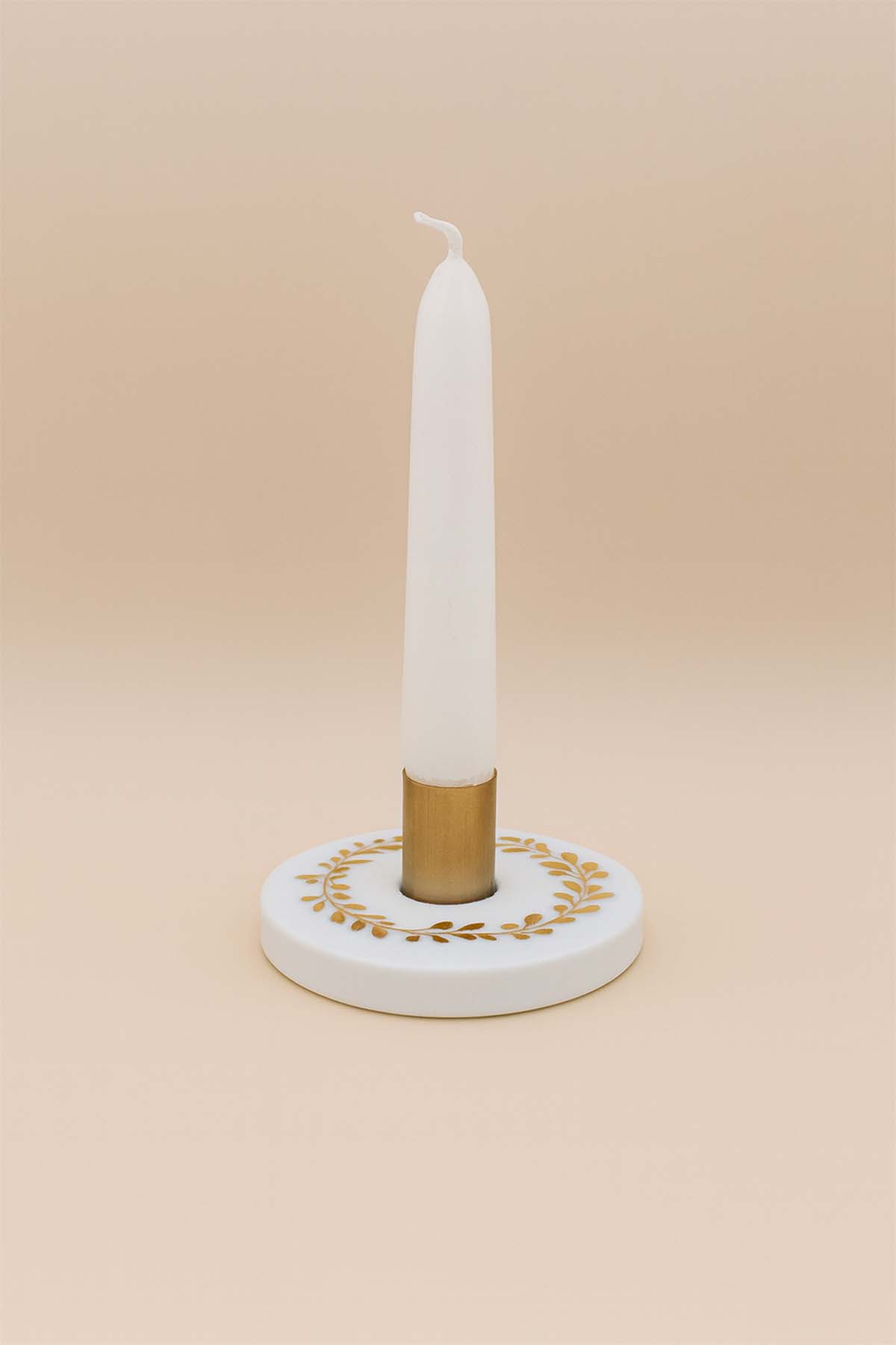 Çelend Desenli Porselen Mumluk, Şamdan