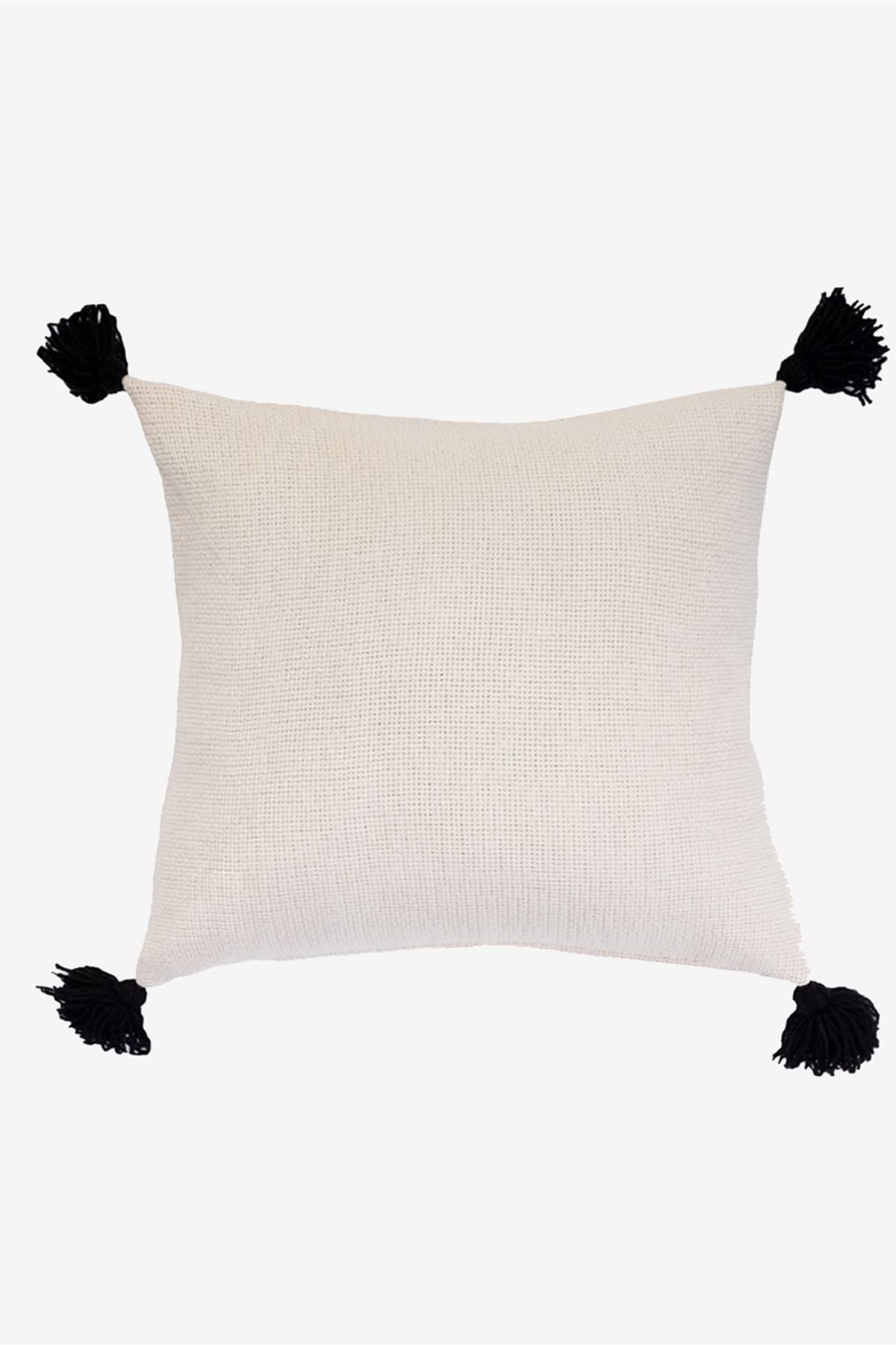 Housse de Coussin Panier Ecru