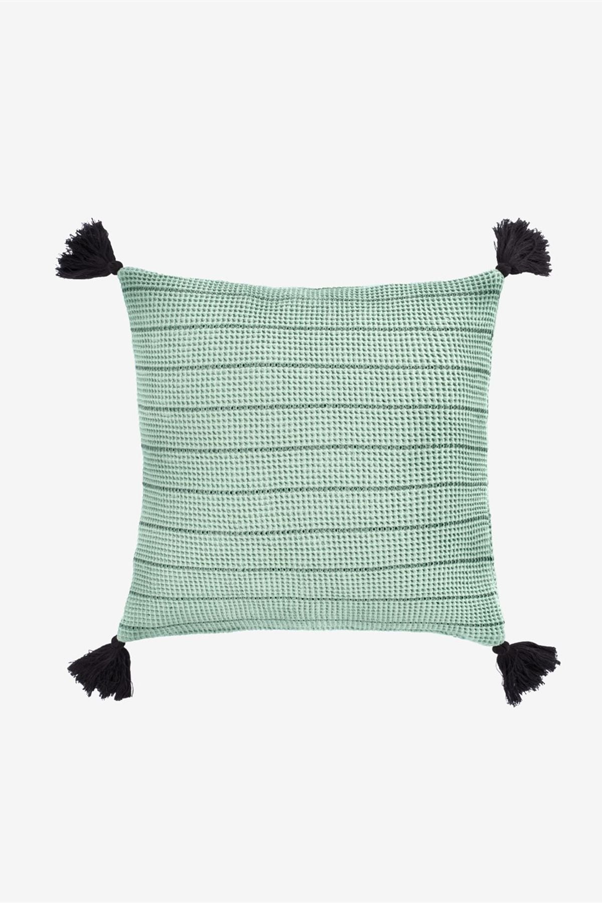 Housse de coussin encens vert givré