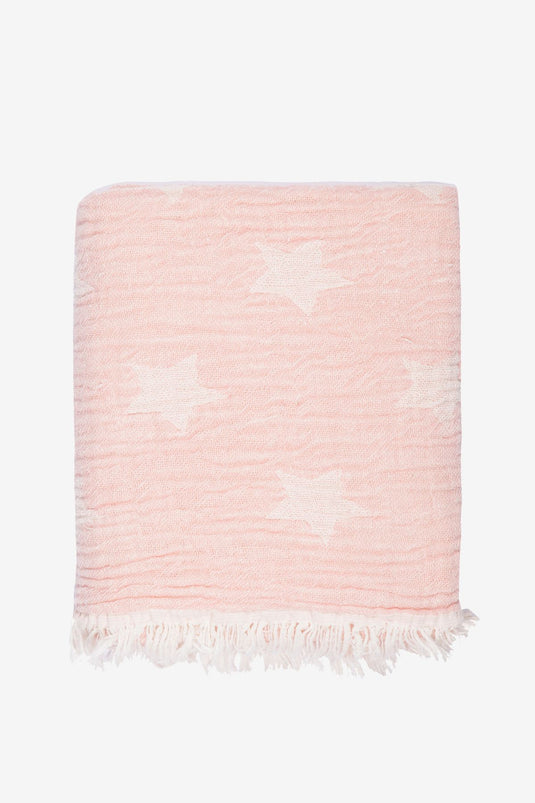 Cuddling Star Baby Blanket Pink