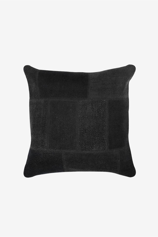 غطاء وسادة من القنب باللون الأسود