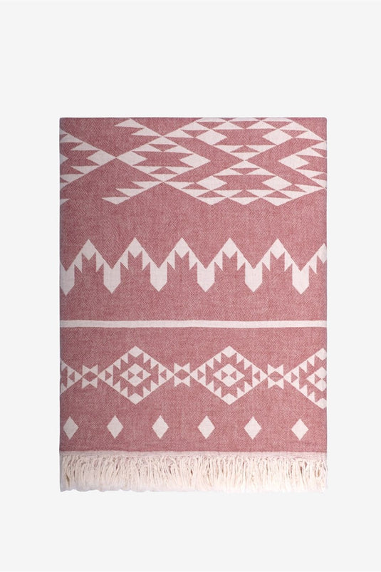 Kilim Koltuk Şalı Burgundy