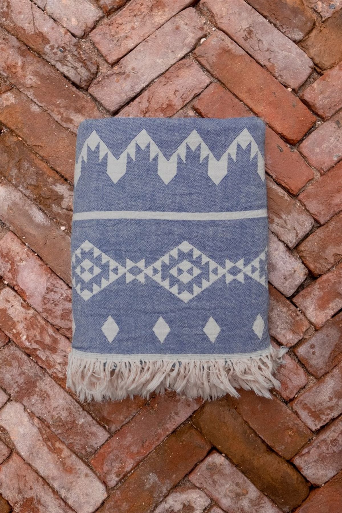 Kilim Koltuk Şalı Denim