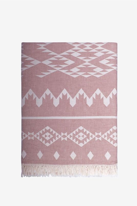 Kilim Sofa Shawl Mousse