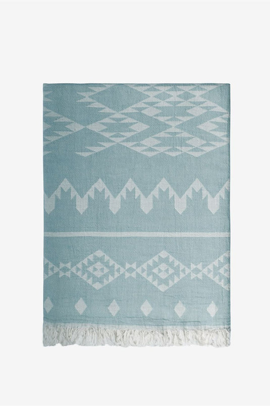 Kilim Sofa Throw Sage