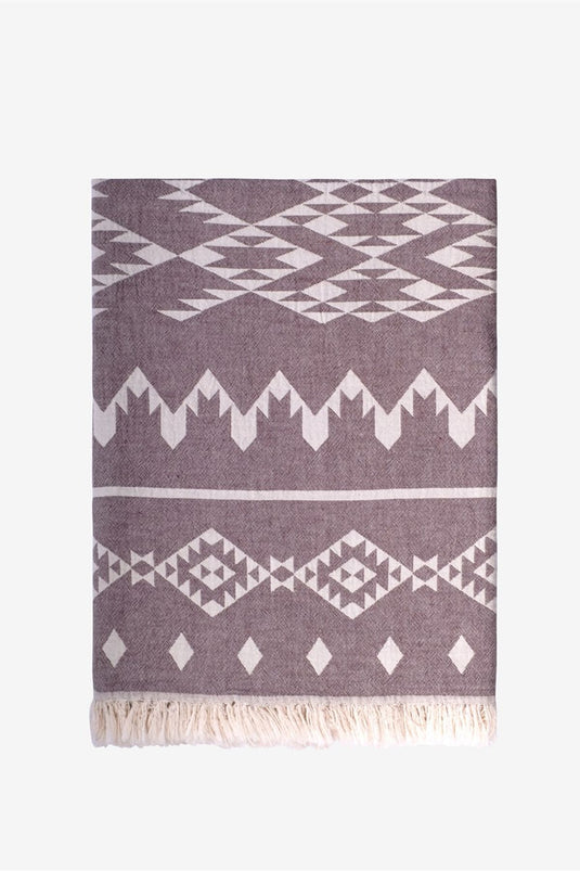 Kilim Sofa Throw Wine