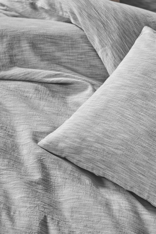طقم غطاء وسادة رخامي مكون من قطعتين أنثراسايت