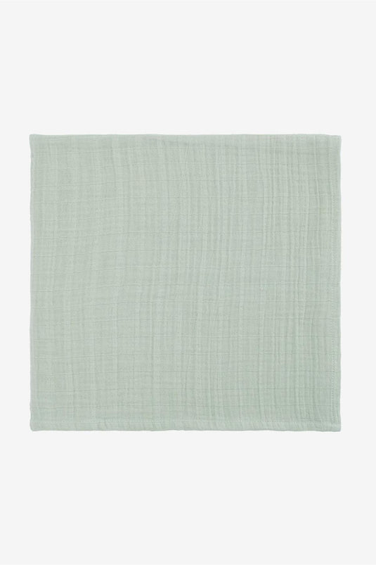 Муслиновое пеленальное одеяло цвета морской волны