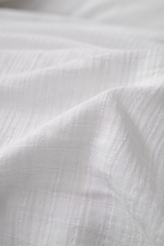 Muslin Bedspread White