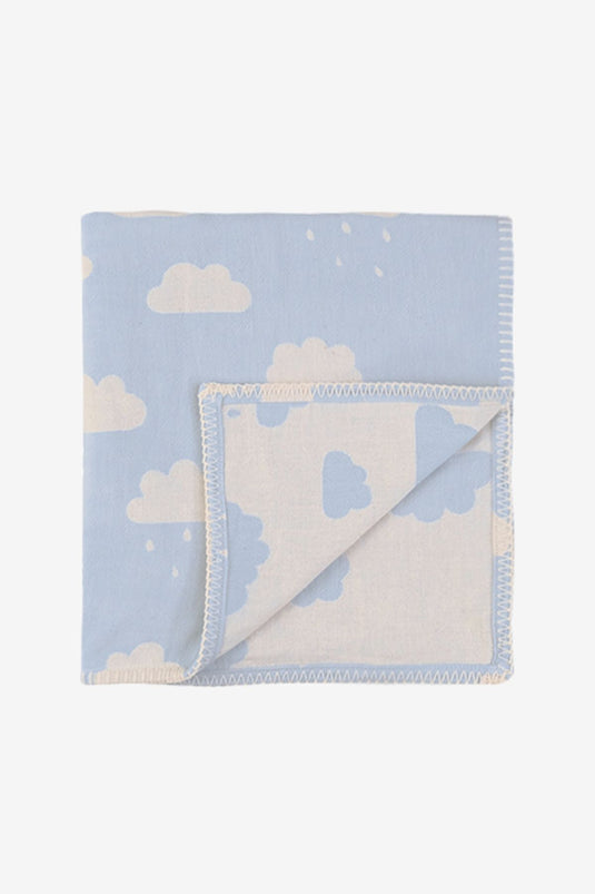 New Cloud Baby Blanket Blue