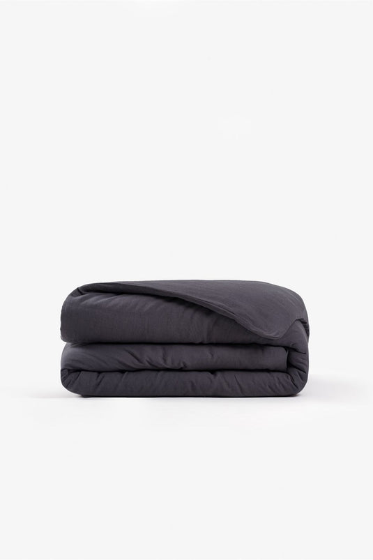 Housse de Couette Lin Serenity Anthracite