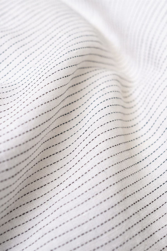 Serenity Linen Duvet Cover Stripe Linen