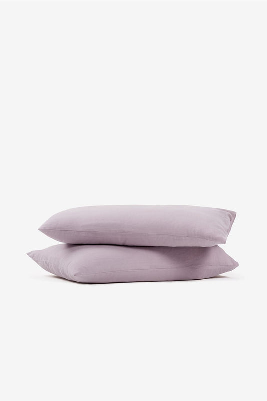 Serenity Linen Pillowcase Set of 2 Orchid