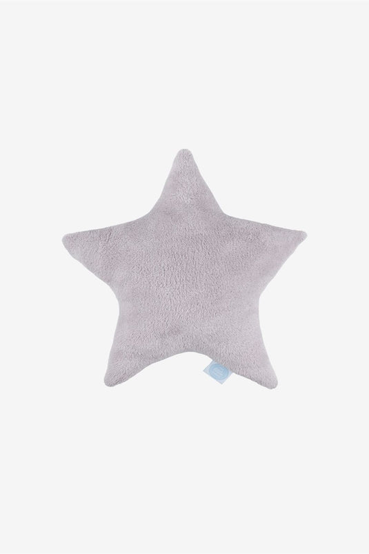 Декоративная подушка «Звезда» Светло-серый