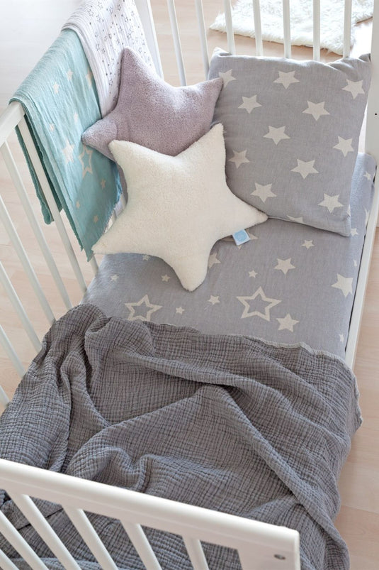 Декоративная подушка «Звезда» Экрю