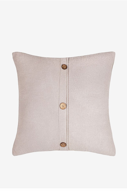Stone Throw Pillow Cover Beige