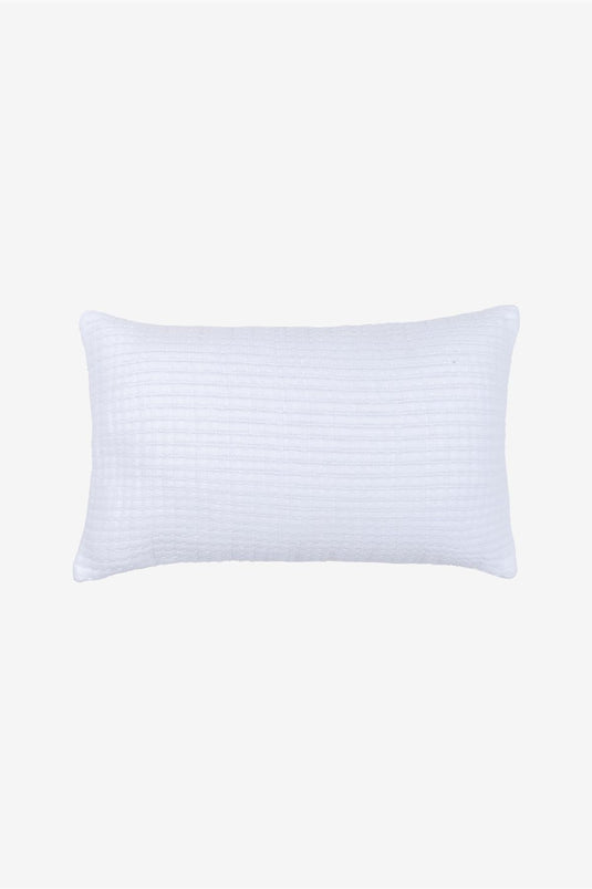 Vega Throw Pillow Cover White