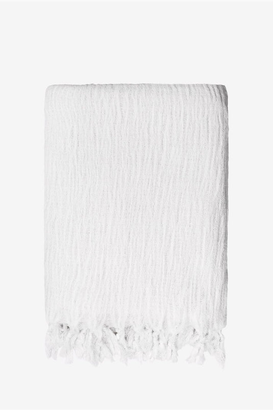 غطاء أريكة Wrinclet باللون الأبيض